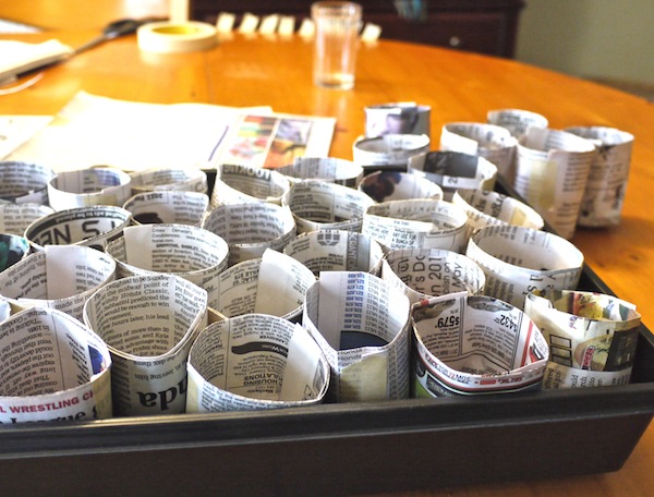 News Paper Containers