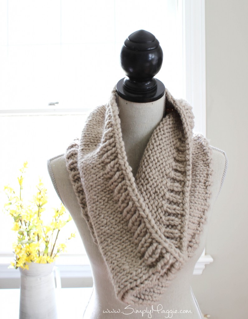 Chunky TriStyle Knit Cowl Pattern (GRATUITO!)