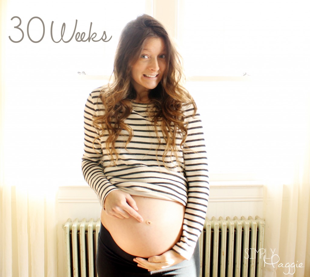 30 weeks belly button copy