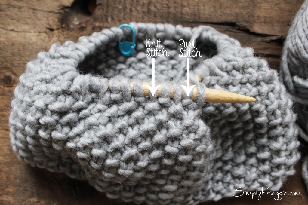 Free Moss Stitch Cowl Pattern - By Simply Maggie