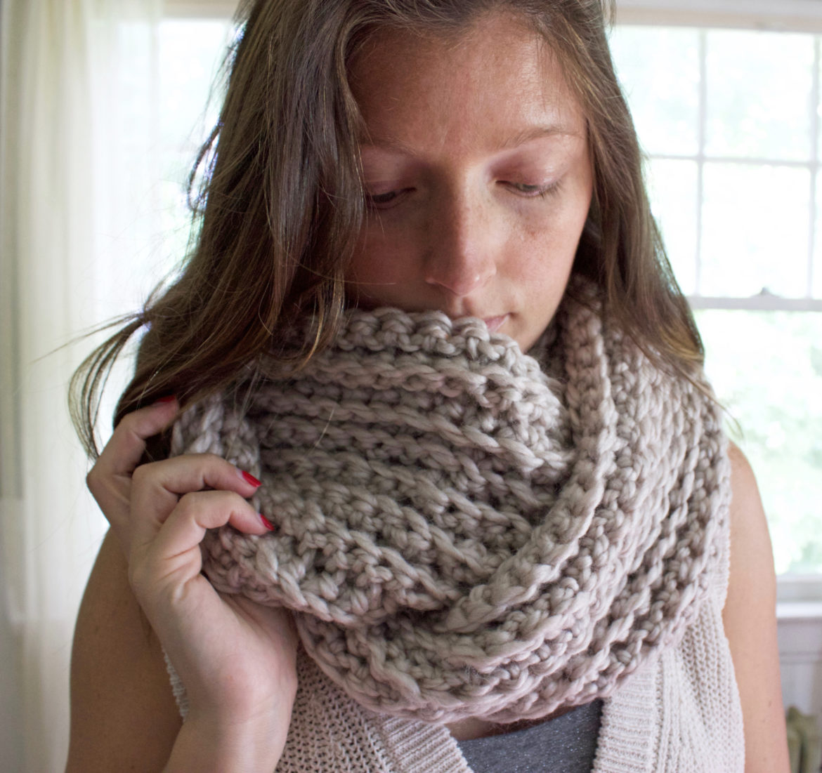 Crochet Pattern // Ribbed Infinity Scarf by Simply Maggie ...